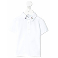 Dolce & Gabbana Kids Camisa polo com bordado - Branco