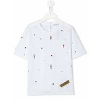 Dolce & Gabbana Kids Camiseta com aplicação de cristais - Branco