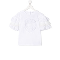 Dolce & Gabbana Kids Camiseta com babados - Branco