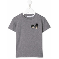 Dolce & Gabbana Kids Camiseta com estampa - Cinza