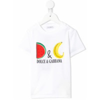 Dolce & Gabbana Kids Camiseta com estampa de frutas - Branco