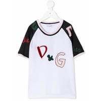 Dolce & Gabbana Kids Camiseta com estampa de logo - Branco