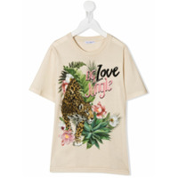 Dolce & Gabbana Kids Camiseta com estampa DG Love Jungle - Neutro