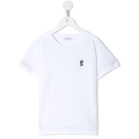 Dolce & Gabbana Kids Camiseta com logo bordado - Branco