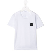 Dolce & Gabbana Kids Camiseta com patch de logo - Branco