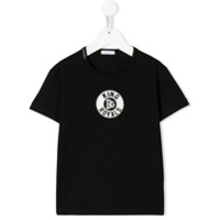 Dolce & Gabbana Kids Camiseta com patch DG Royals - Preto