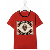 Dolce & Gabbana Kids Camiseta DG Bellezza - Vermelho