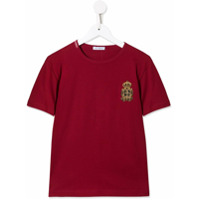 Dolce & Gabbana Kids Camiseta Heraldic com patch - Vermelho