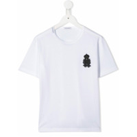 Dolce & Gabbana Kids Camiseta Heraldic DG com patch - Branco
