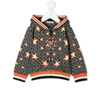 Dolce & Gabbana Kids DG star-print hoodie - Preto