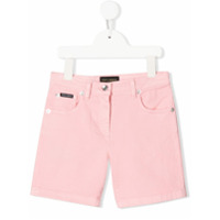 Dolce & Gabbana Kids five pocket bermuda shorts - Rosa