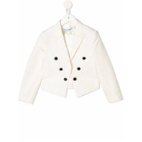 Dolce & Gabbana Kids formal buttoned blazer - Branco