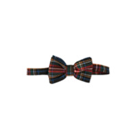 Dolce & Gabbana Kids Gravata borboleta xadrez tartan - Vermelho