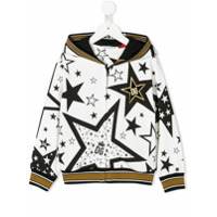 Dolce & Gabbana Kids Moletom com capuz e estampa de estrela - Branco