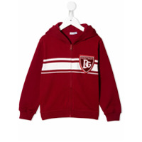 Dolce & Gabbana Kids Moletom DG Heritage knitted - Vermelho