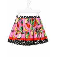 Dolce & Gabbana Kids Saia com estampa de fruta - Rosa