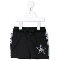 Dolce & Gabbana Kids Short estampado com estrelas - Preto