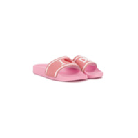 Dolce & Gabbana Kids Slides 'I love D&G' em couro - Rosa