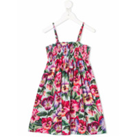 Dolce & Gabbana Kids Vestido com estampa floral - Rosa