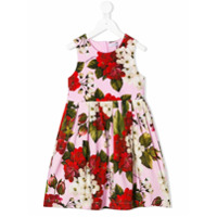 Dolce & Gabbana Kids Vestido com estampa floral - Rosa
