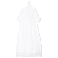 Dolce & Gabbana Kids Vestido de seda com renda - Branco
