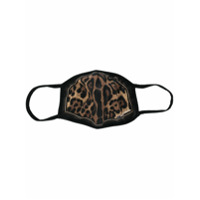 Dolce & Gabbana Máscara com estampa de leopardo - Marrom
