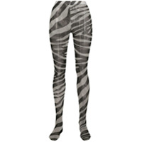 Dolce & Gabbana Meia-calça com estampa de zebra - Preto