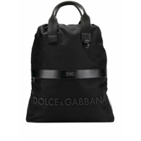 Dolce & Gabbana Mochila Street com logo - Preto