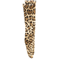 Dolce & Gabbana Par de meias com estampa de leopardo - Neutro