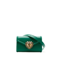Dolce & Gabbana Pochete Devotion de couro - Verde
