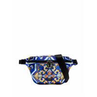 Dolce & Gabbana Pochete transversal com estampa - Azul