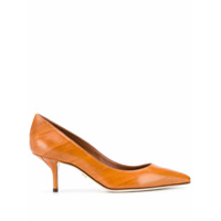 Dolce & Gabbana pointed-toe leather pumps - Marrom