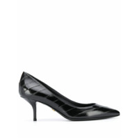 Dolce & Gabbana pointed-toe leather pumps - Preto
