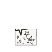 Dolce & Gabbana Porta-cartões com estampa de estrelas - Branco