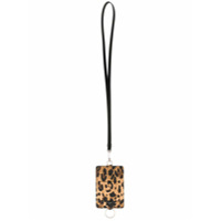Dolce & Gabbana Porta-cartões com estampa de leopardo - Amarelo