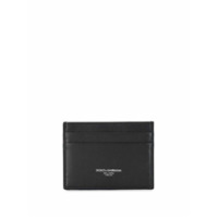 Dolce & Gabbana Porta-cartões com estampa de logo - Preto