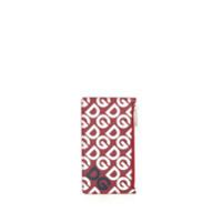 Dolce & Gabbana Porta-cartões com estampa de logo - Vermelho