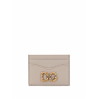 Dolce & Gabbana Porta-cartões com logo 'DG Amore' - Neutro