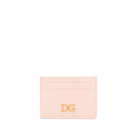 Dolce & Gabbana Porta-cartões com logo D&G barroco - Rosa