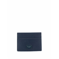 Dolce & Gabbana Porta-cartões com patch de logo - Azul