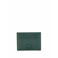 Dolce & Gabbana Porta-cartões com placa de logo - Verde