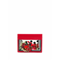 Dolce & Gabbana Porta-cartões de couro - Vermelho