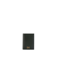 Dolce & Gabbana Porta-passaporte com logo DG - Preto