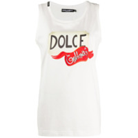 Dolce & Gabbana Regata com estampa de logo - Branco