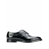 Dolce & Gabbana Sapato derby de couro com amarração - Preto