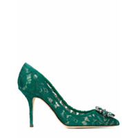Dolce & Gabbana Scarpin Bellucci 90 com renda - Verde
