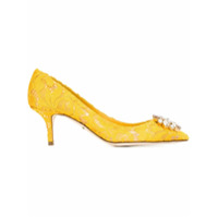 Dolce & Gabbana Scarpin 'Bellucci' de couro - Amarelo