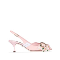 Dolce & Gabbana Scarpin com estampa floral - Rosa