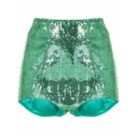 Dolce & Gabbana sequin embellished shorts - Verde