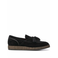 Dolce & Gabbana Slipper de camurça com tassel - Preto